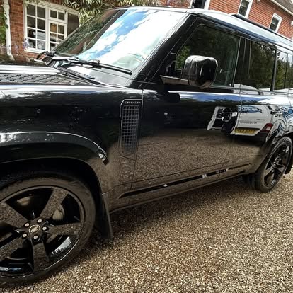 Impeccably clean car exterior